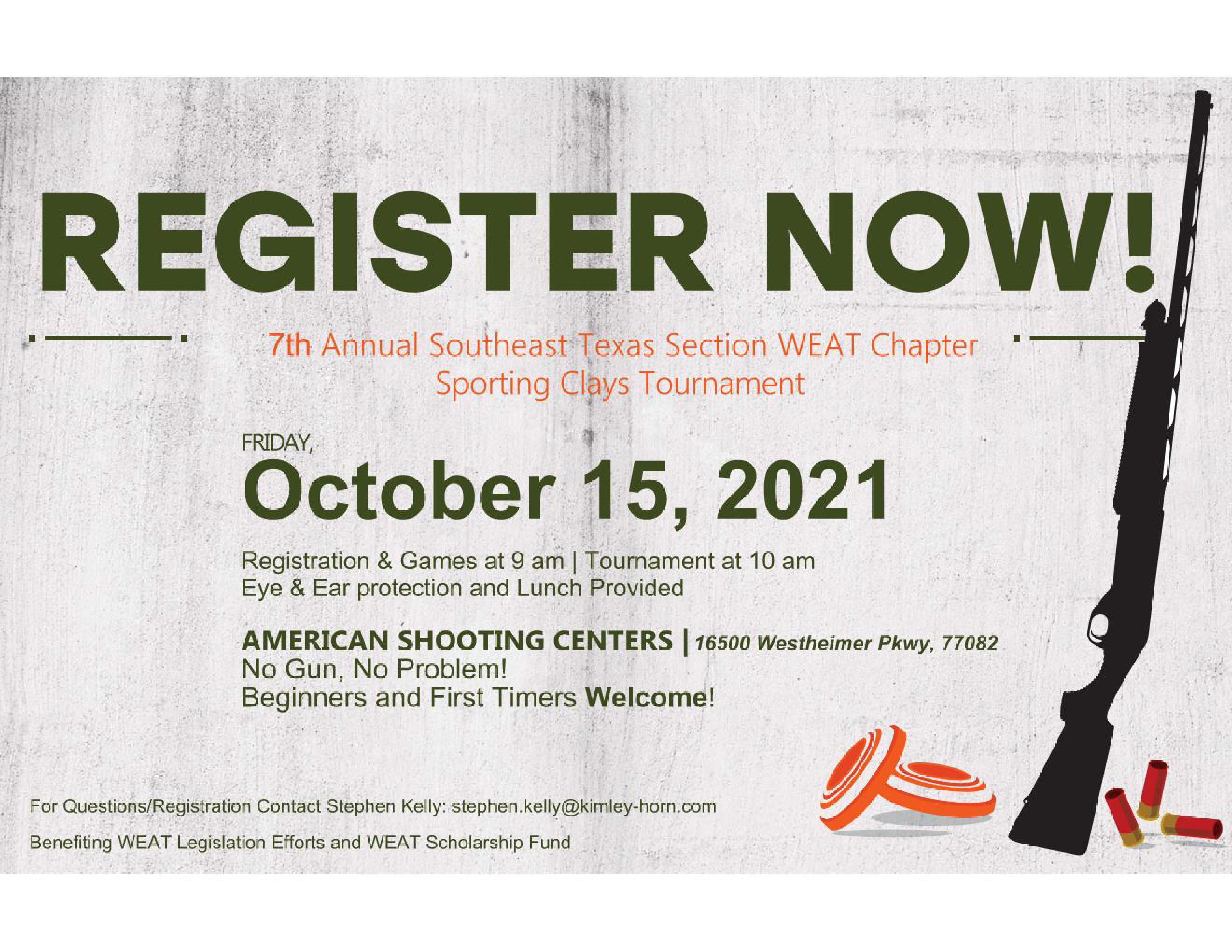 7th Annual Southeast Texas Section WEAT Chapter Sporting Clay Tournament