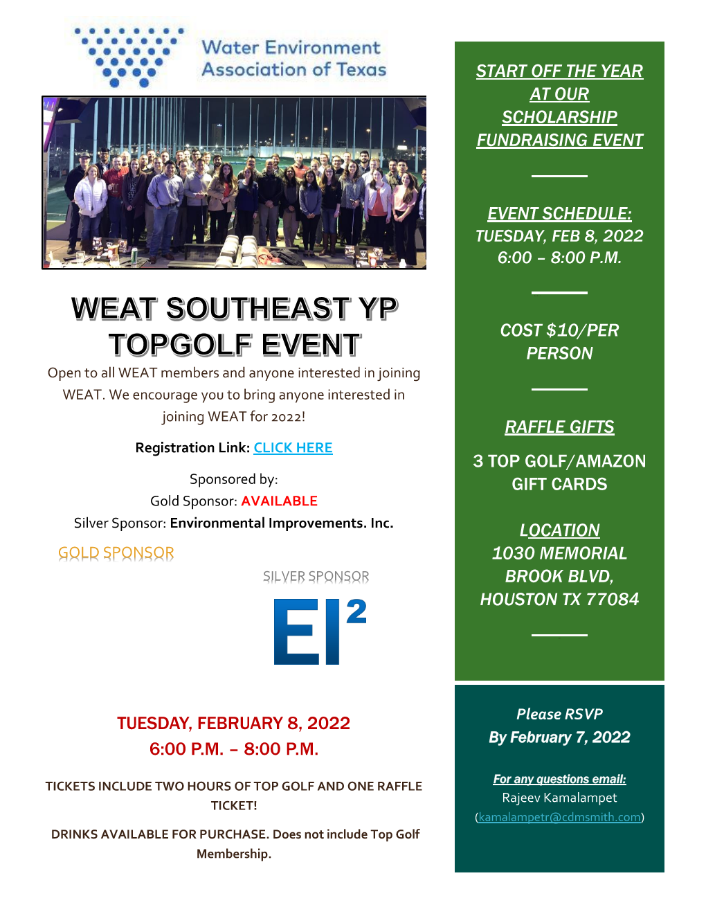 WEAT Southeast YP Topgolf Event 2022