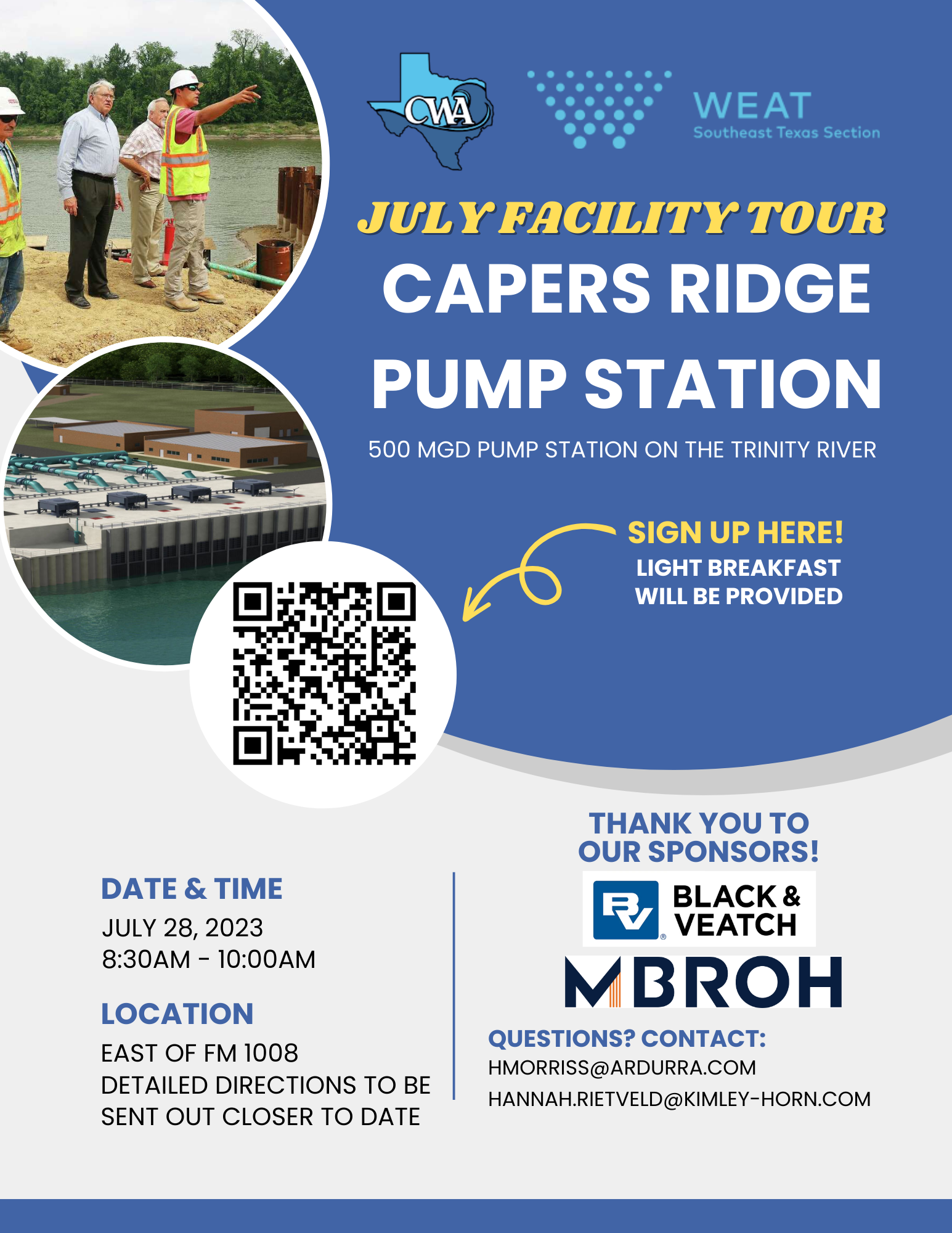July Facility Tour – Capers Ridge Pump Station