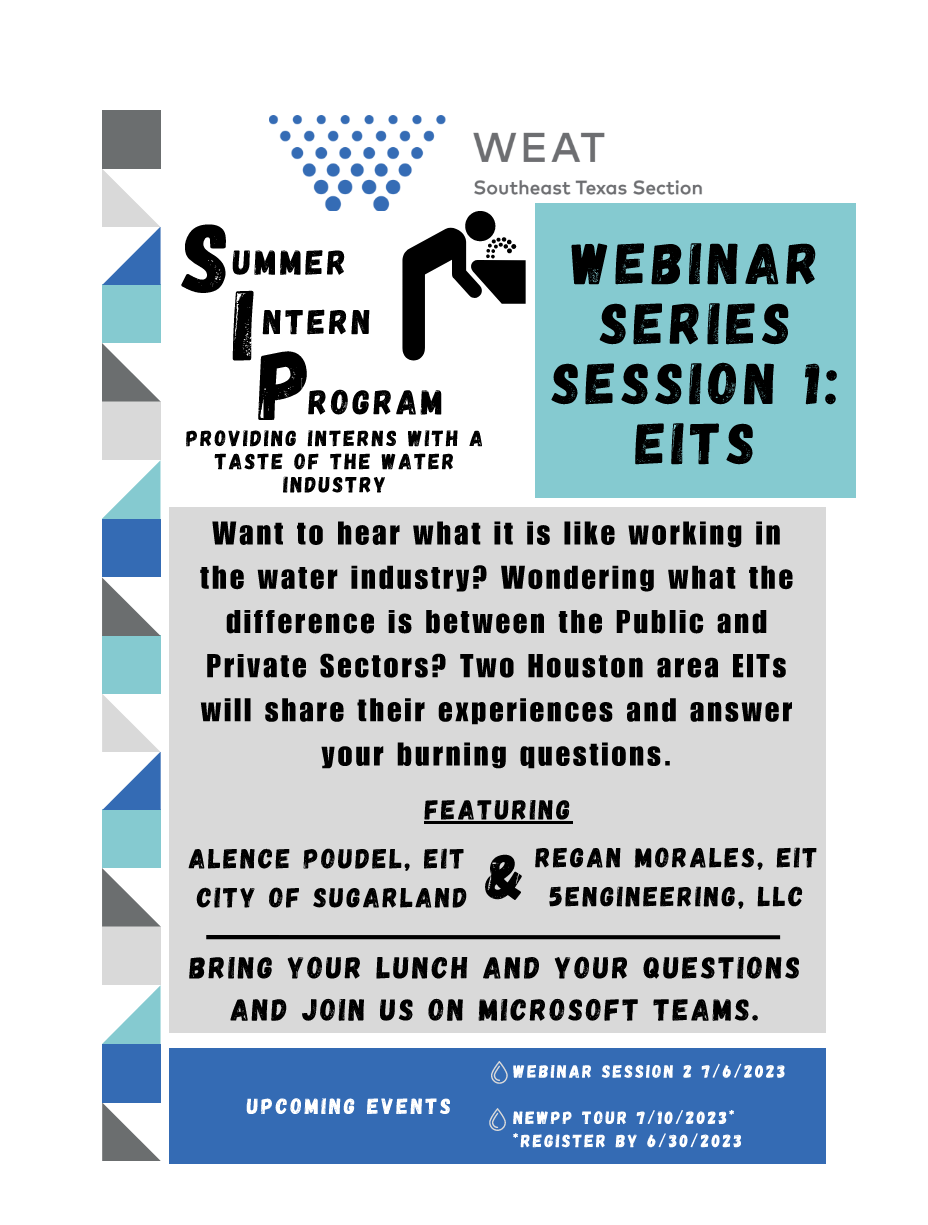 Summer Intern Program (SIP): Webinar Series Session 1: EITs