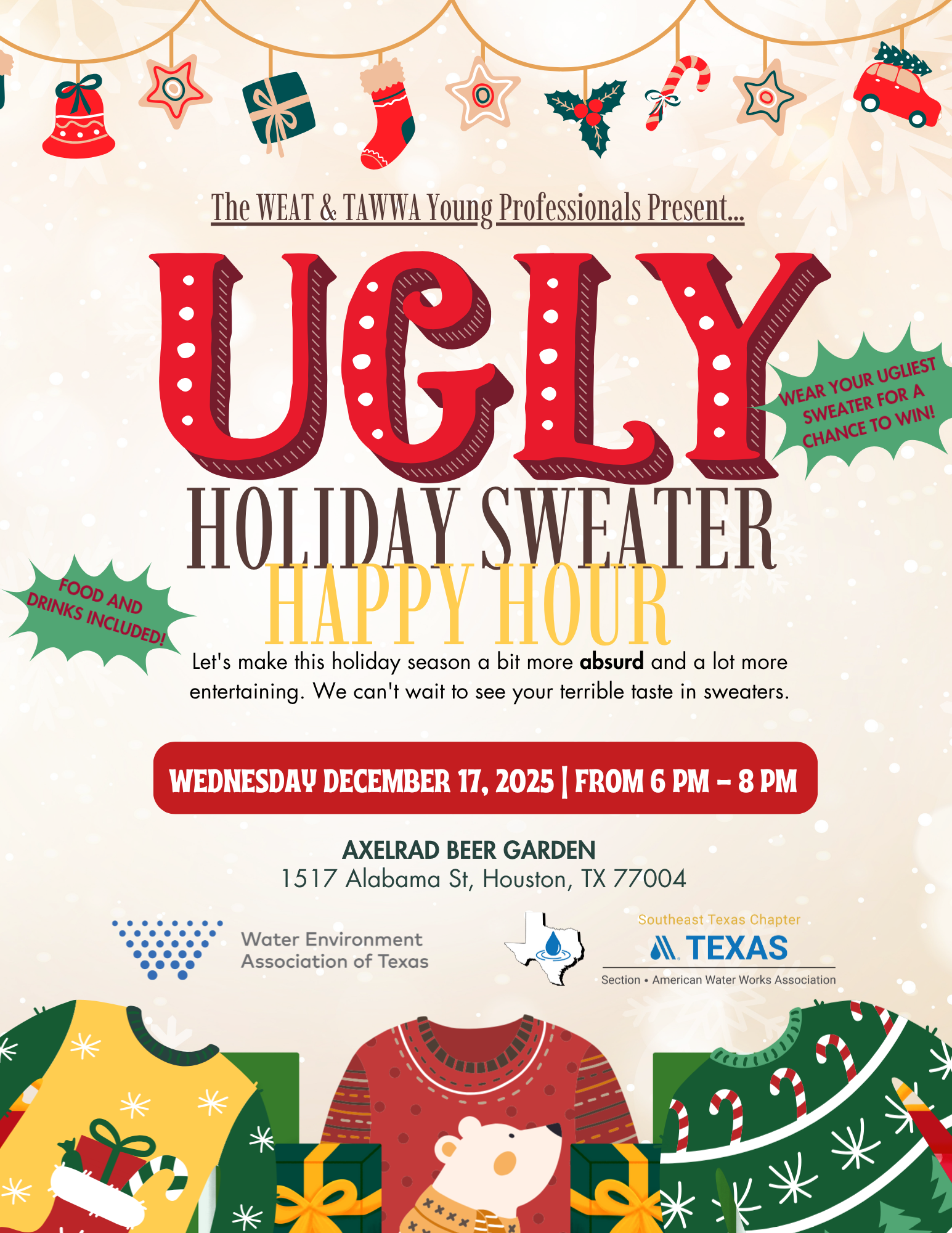 Ugly Sweater YP Happy Hour